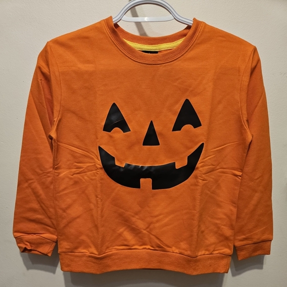 Halloween Remimi Kids Jack O Lantern Long Sleeve Sweatshirt - size L (9- 10 yo) - Picture 3 of 5